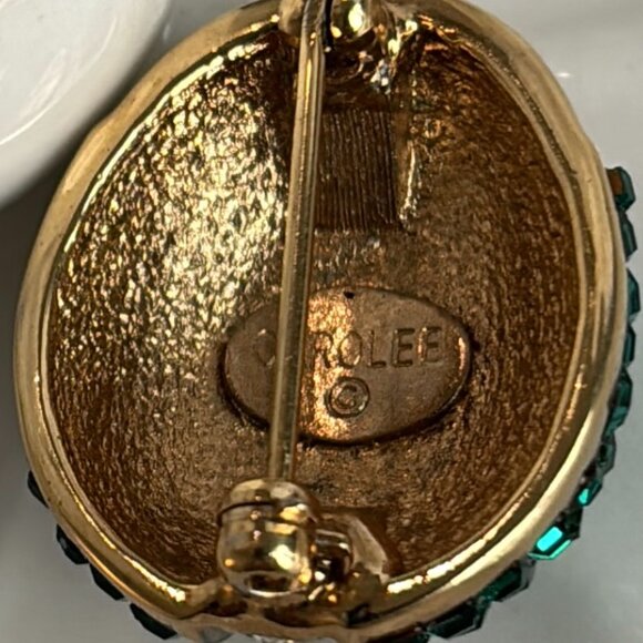 CAROLEE (RARE!) RHINESTONE LADYBUG BROOCH - Picture 10 of 10